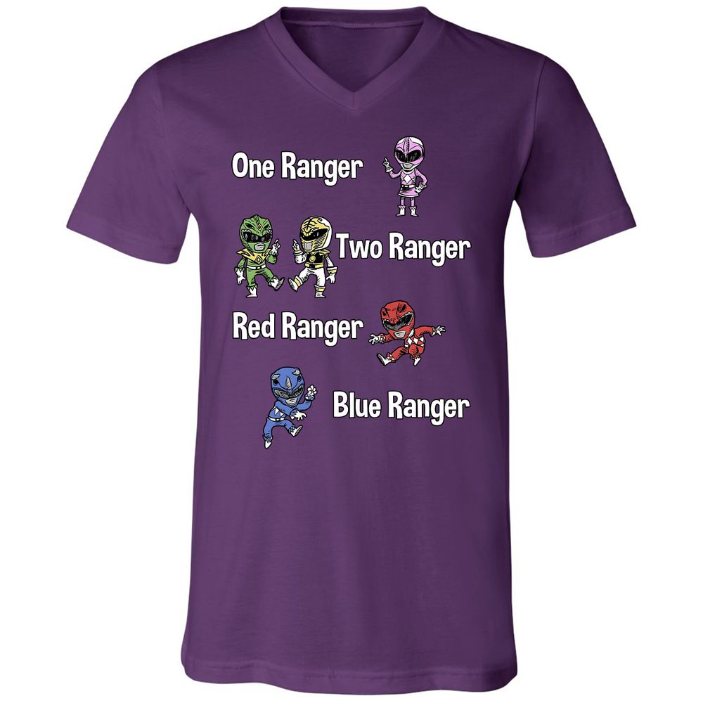 Unisex V-Neck T-Shirt - 72DADQ3Y - Team Purple - 9