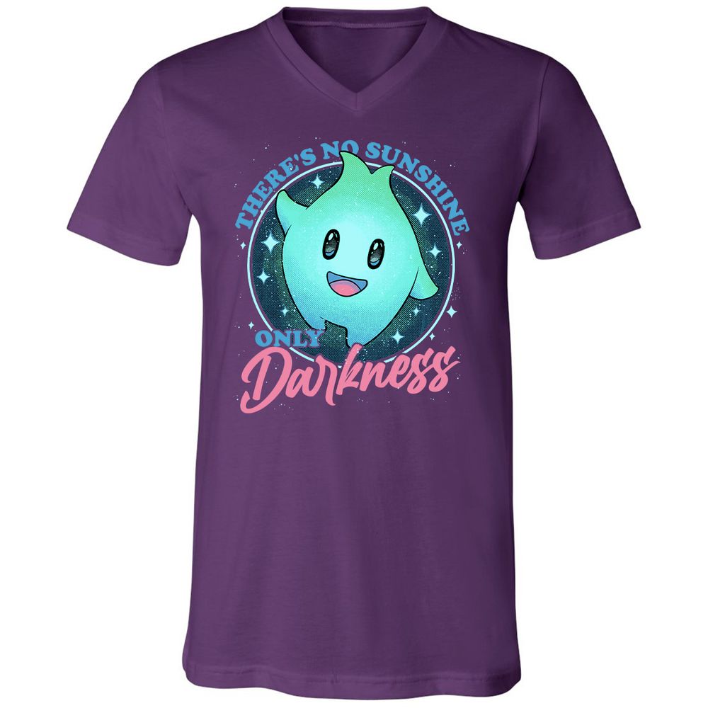 Unisex V-Neck T-Shirt - L6FCQWUF - Team Purple - 9