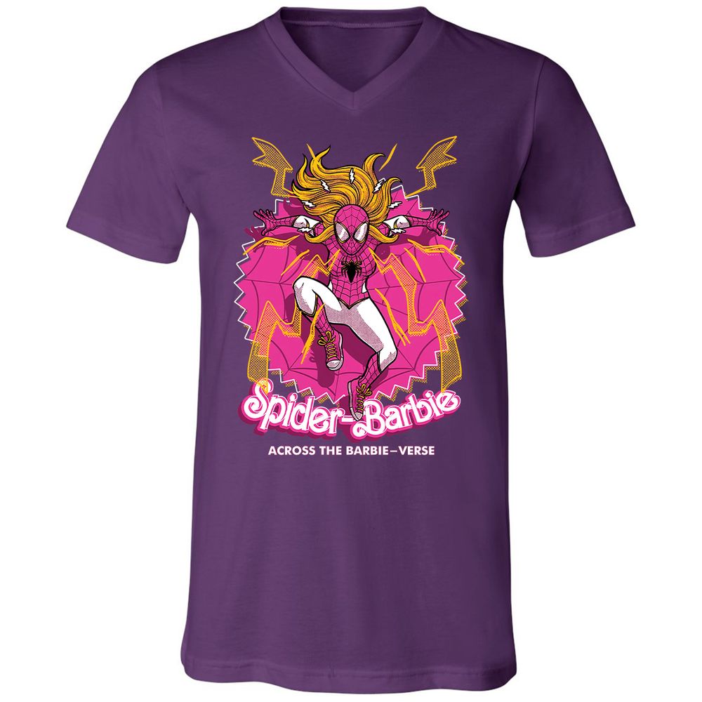 Unisex V-Neck T-Shirt - AJGCBYP3 - Team Purple - 9