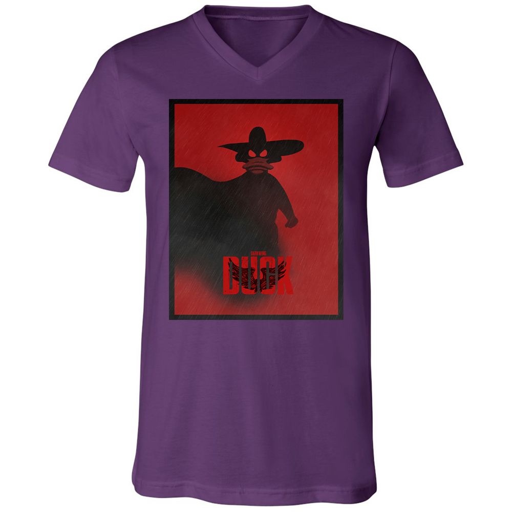 Unisex V-Neck T-Shirt - A44R8QRT - Team Purple - 9
