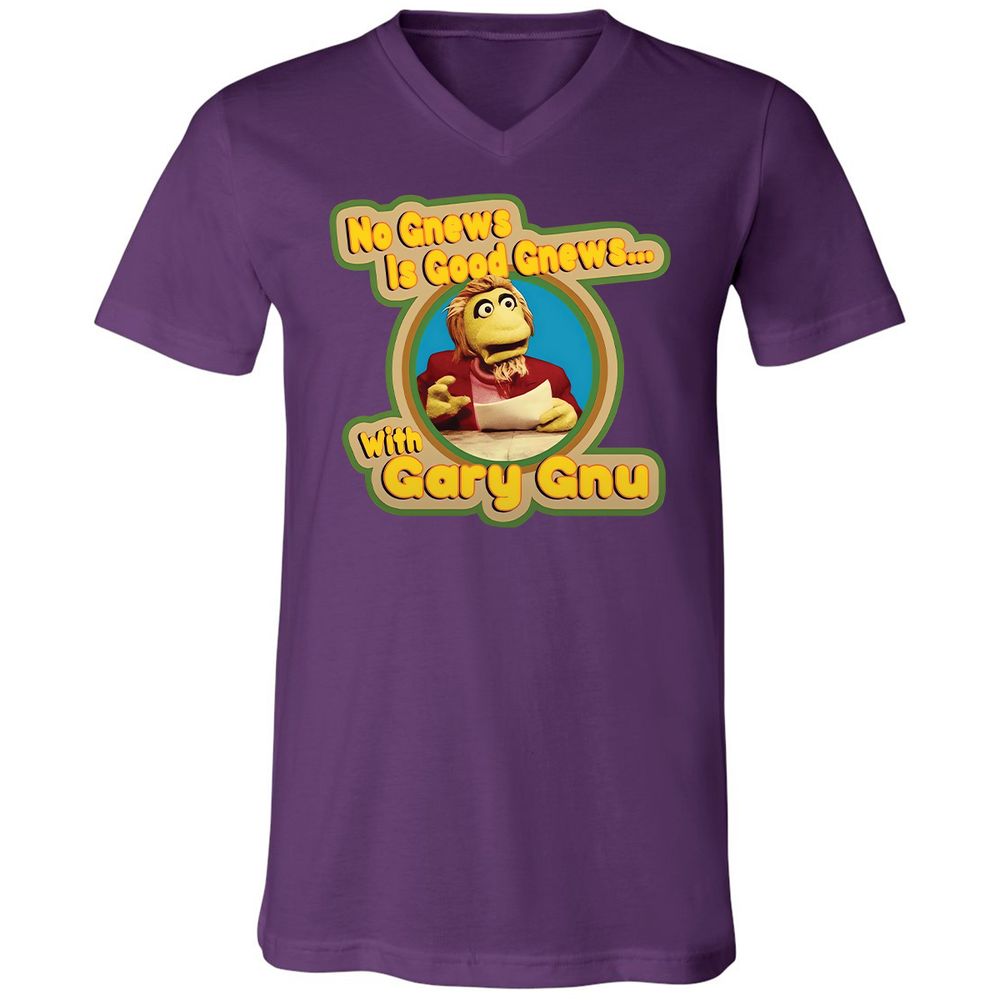 Unisex V-Neck T-Shirt - VKD1EPHQ - Team Purple - 9