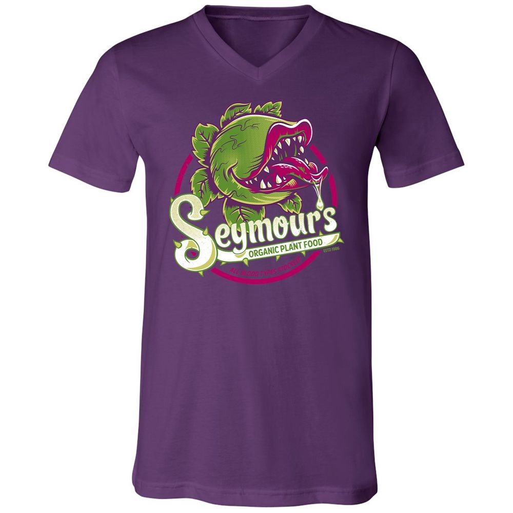 Unisex V-Neck T-Shirt - XXRWZJ1Z - Team Purple - 9