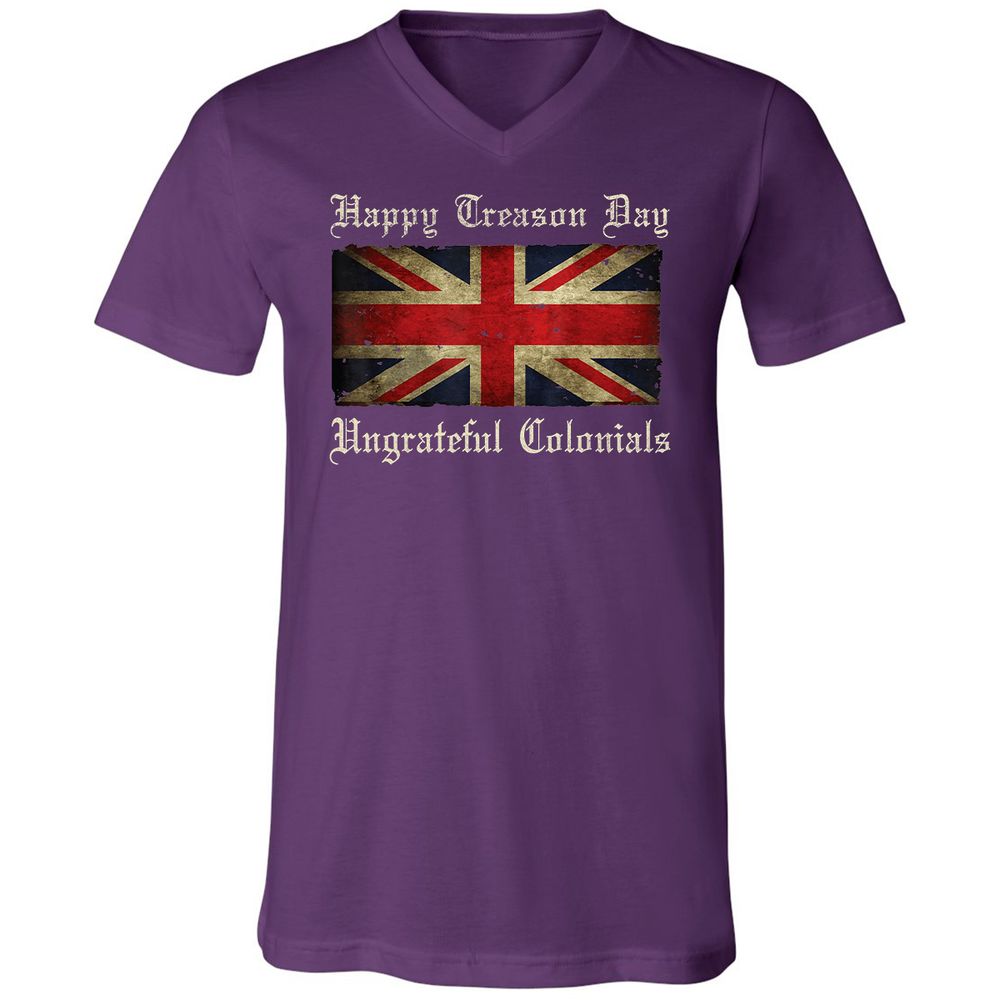 Unisex V-Neck T-Shirt - 8G7GUB33 - Team Purple - 9