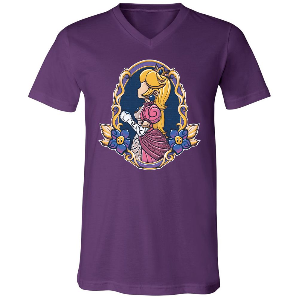 Unisex V-Neck T-Shirt - 82VMLP3Y - Team Purple - 9