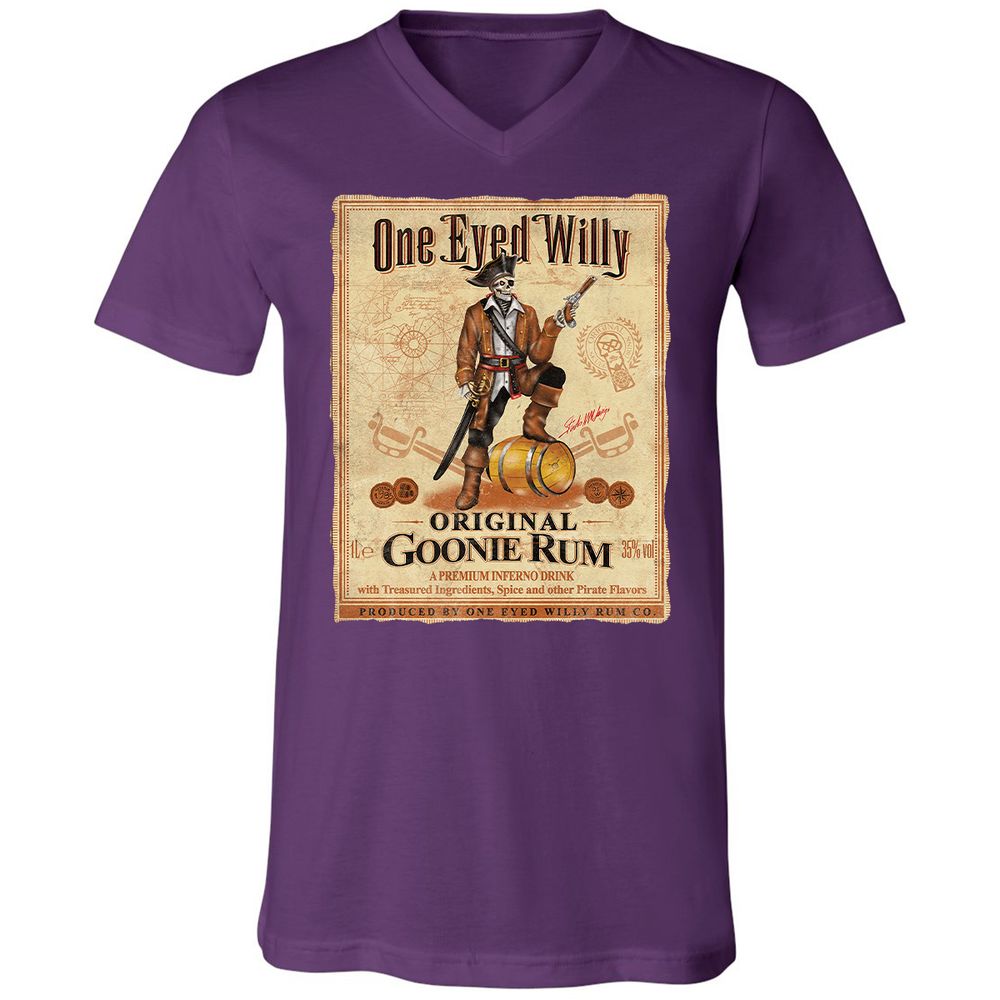 Unisex V-Neck T-Shirt - PL9BDCCB - Team Purple - 9