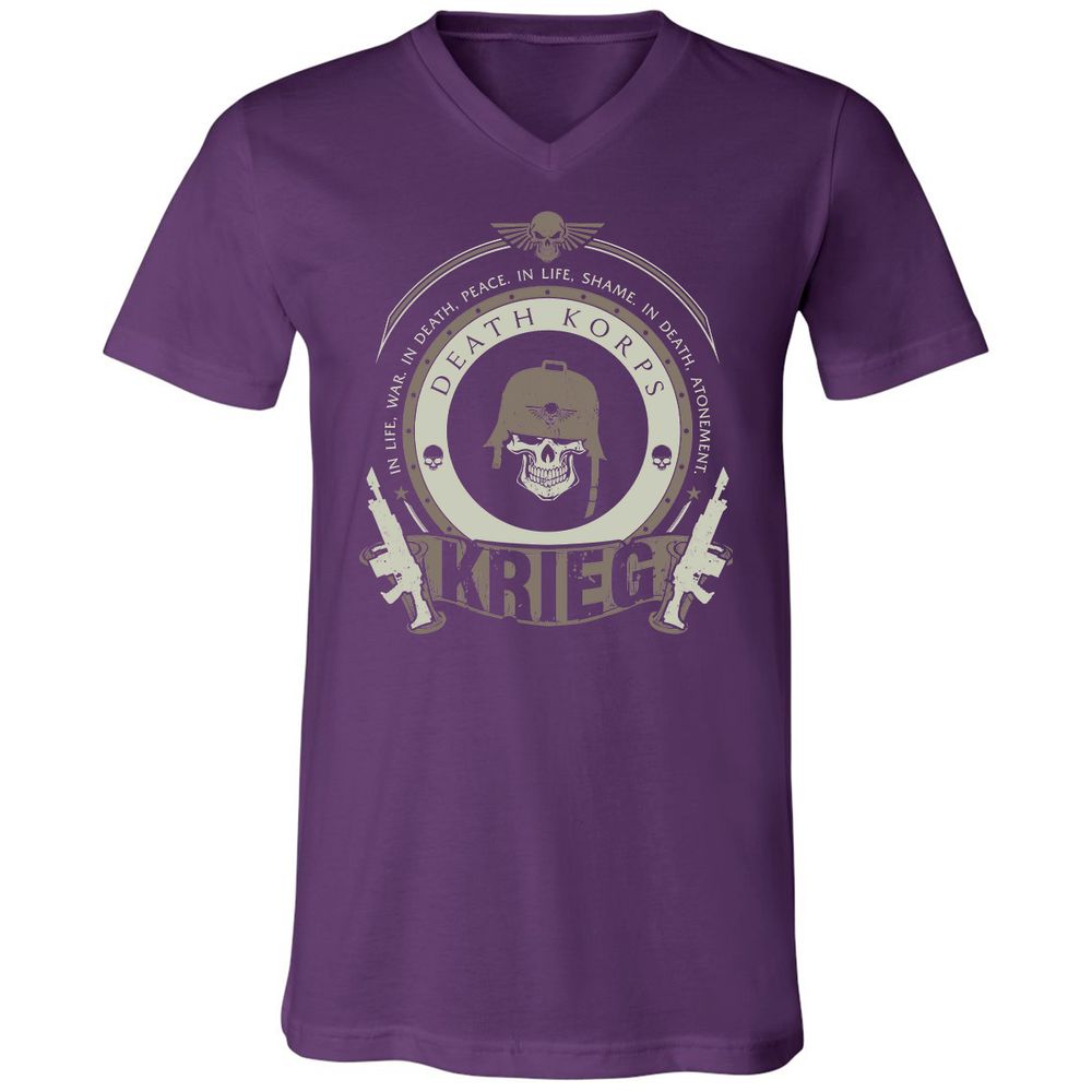 Unisex V-Neck T-Shirt - 9SHQZC1C - Team Purple - 9