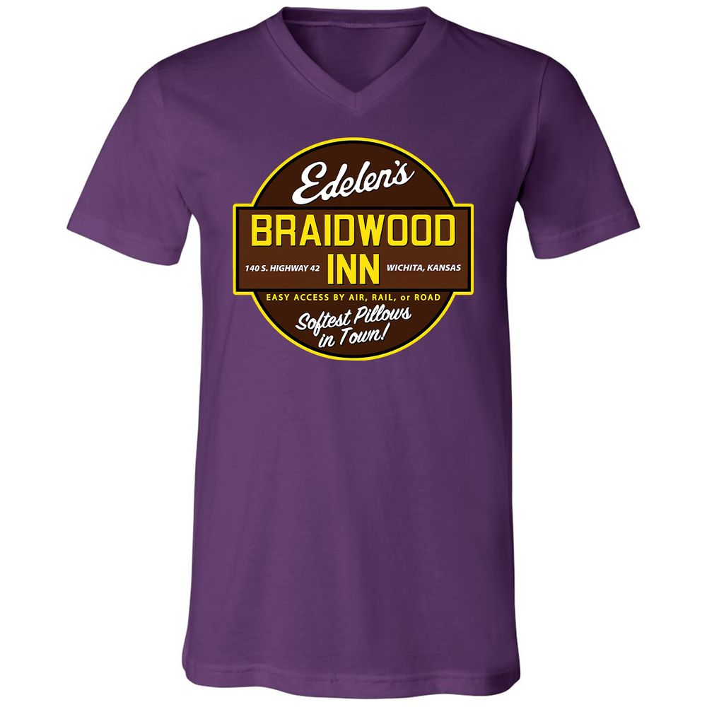 Unisex V-Neck T-Shirt - 9FU9CDWA - Team Purple - 9