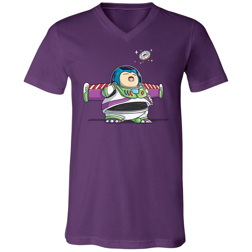 Unisex V-Neck T-Shirt - 7TVS7RMW - Team Purple - 9