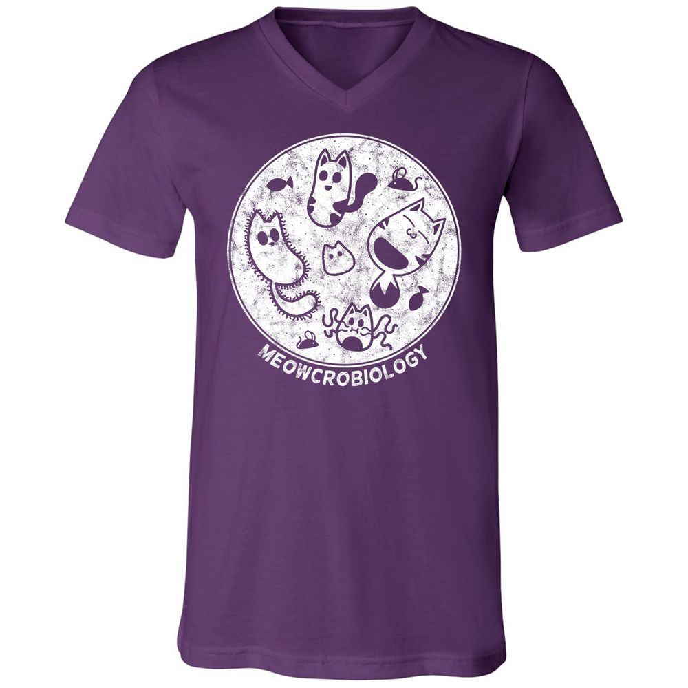 Unisex V-Neck T-Shirt - AYS5CEQH - Team Purple - 9