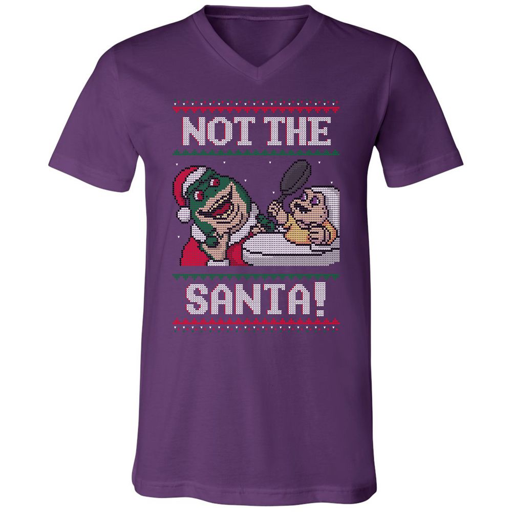 Unisex V-Neck T-Shirt - KKSFPPN3 - Team Purple - 9