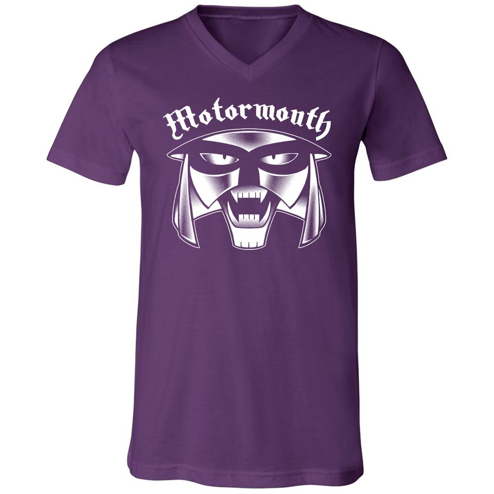 Unisex V-Neck T-Shirt - EGYZQ5KJ - Team Purple - 9