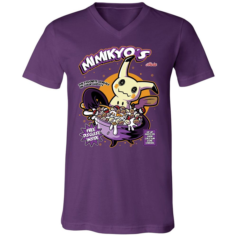 Unisex V-Neck T-Shirt - 7EQ8M8RD - Team Purple - 9