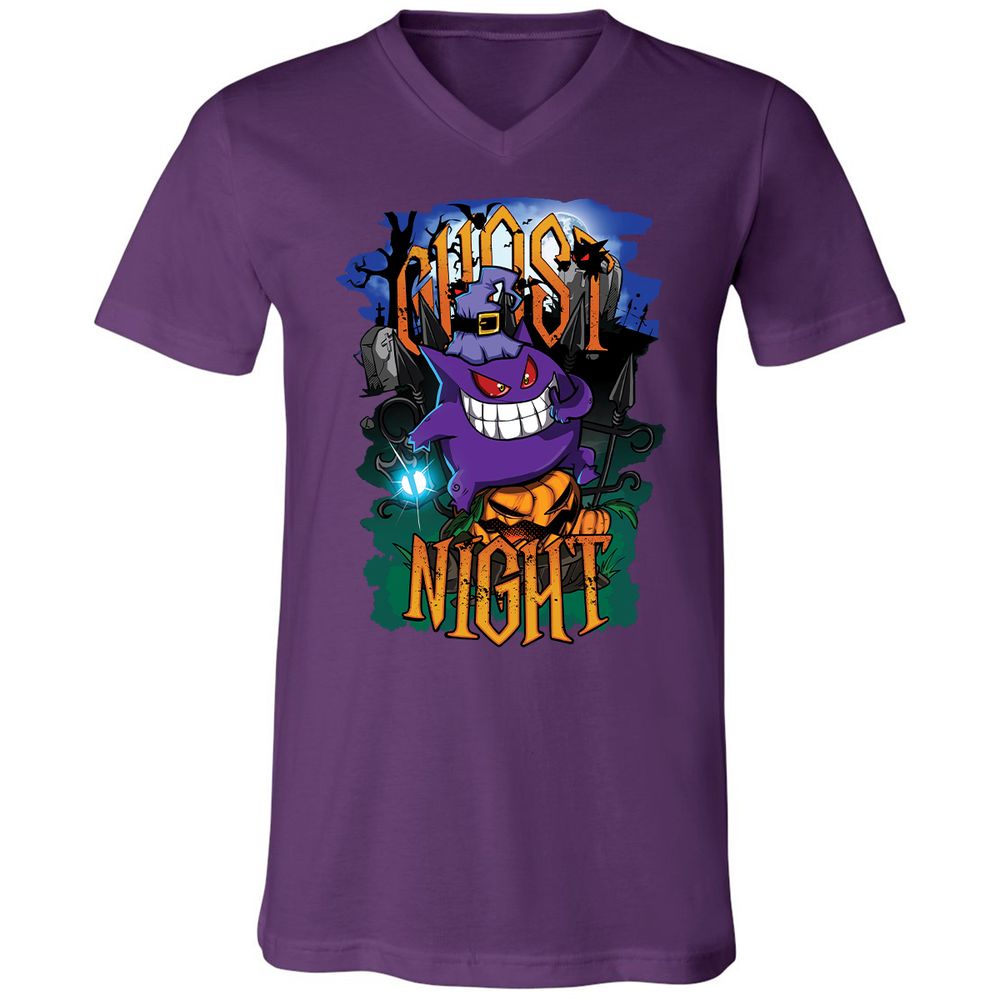 Unisex V-Neck T-Shirt - MWWV8WZN - Team Purple - 9