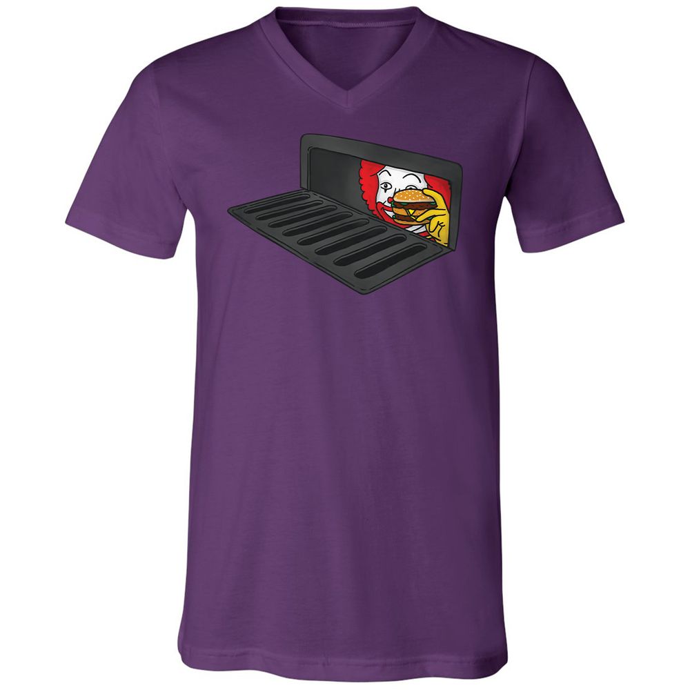 Unisex V-Neck T-Shirt - A3PUSTXR - Team Purple - 9