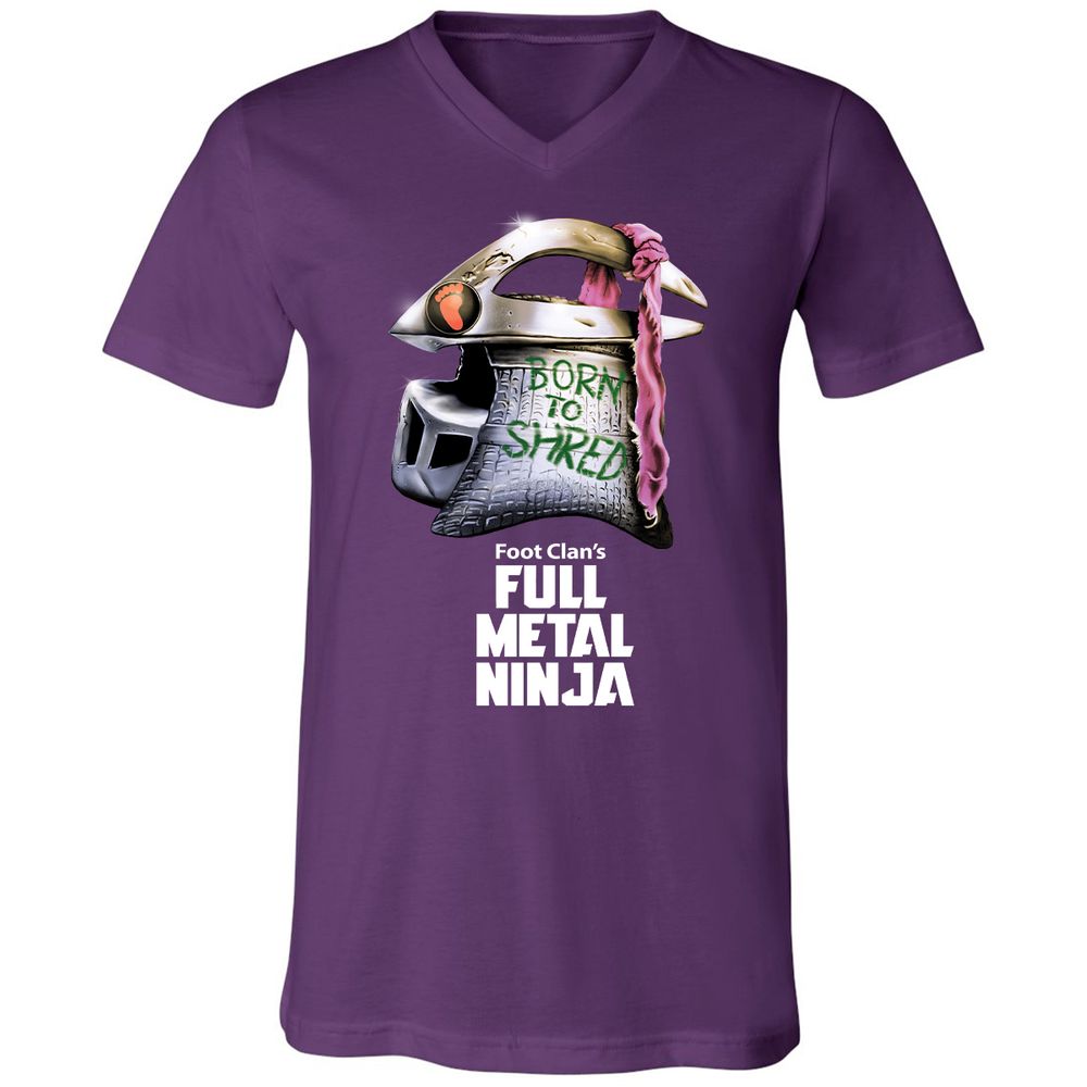 Unisex V-Neck T-Shirt - RC5AA1S6 - Team Purple - 9