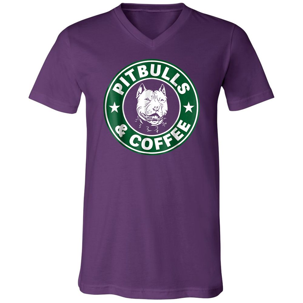 Unisex V-Neck T-Shirt - 1EYWJ7N8 - Team Purple - 9