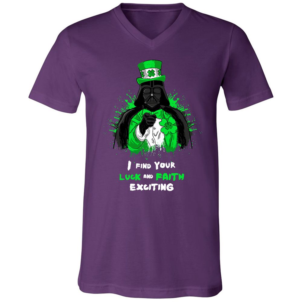 Unisex V-Neck T-Shirt - AVUAW3U3 - Team Purple - 9