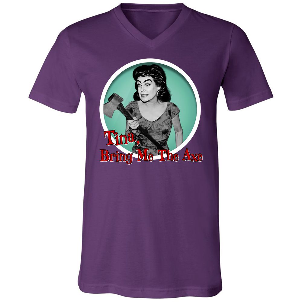 Unisex V-Neck T-Shirt - CN6A69MY - Team Purple - 9