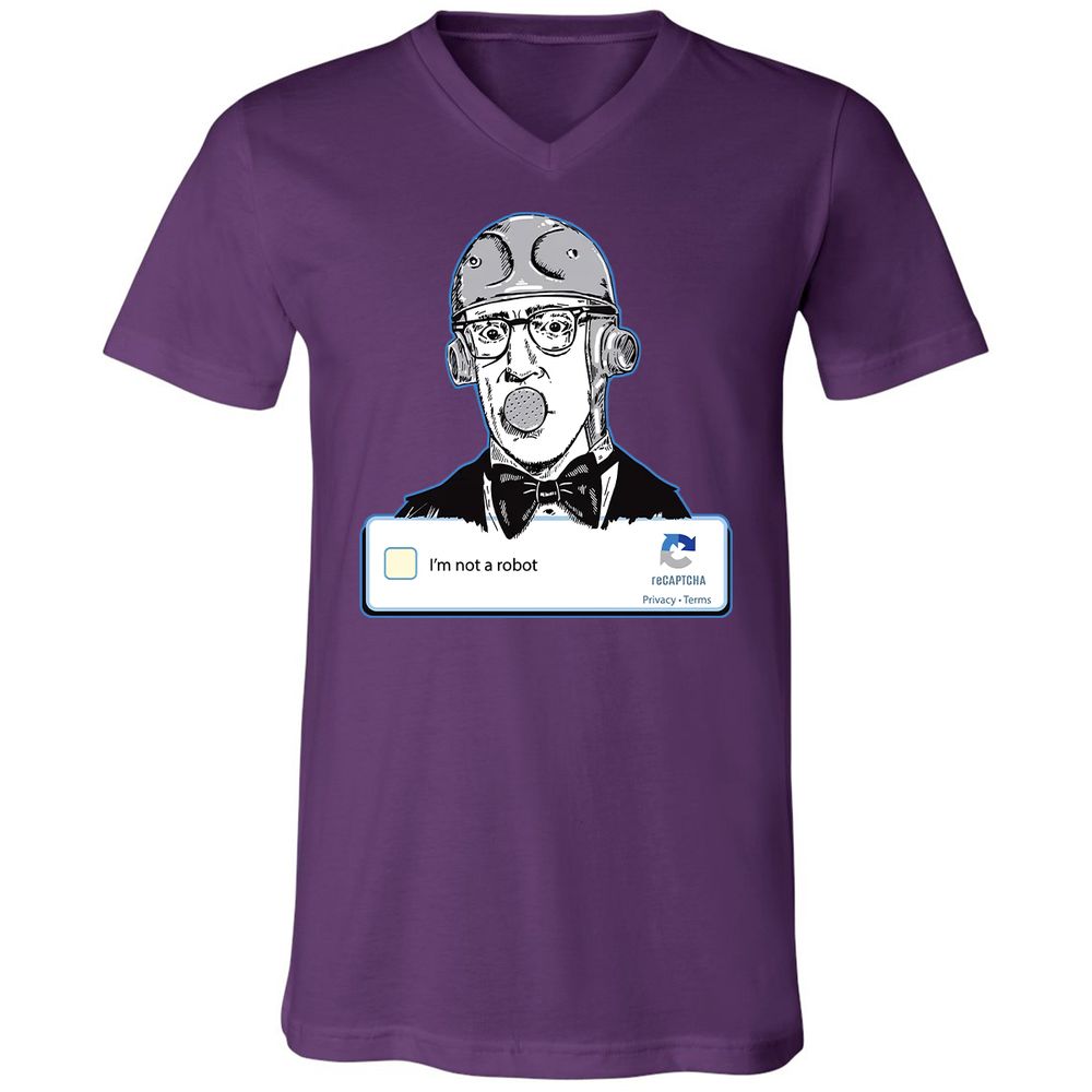 Unisex V-Neck T-Shirt - K7XXTE79 - Team Purple - 9
