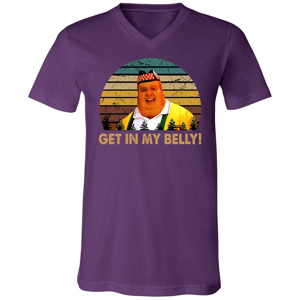 Unisex V-Neck T-Shirt - G2CSV9EY - Team Purple - 9