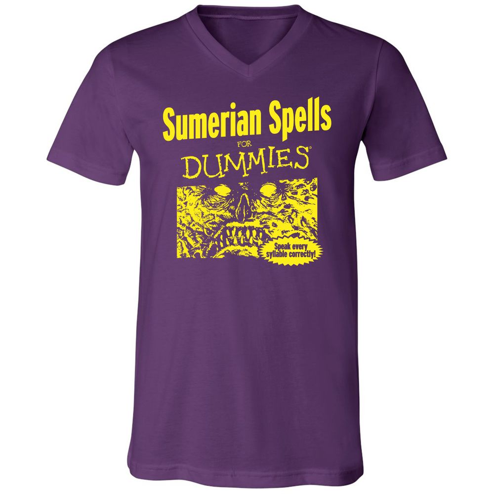 Unisex V-Neck T-Shirt - HQ4F99BC - Team Purple - 9