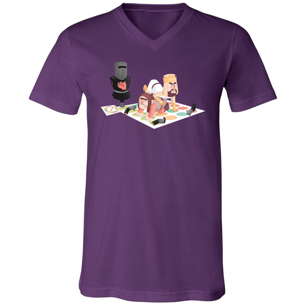 Unisex V-Neck T-Shirt - 262UKWCJ - Team Purple - 9