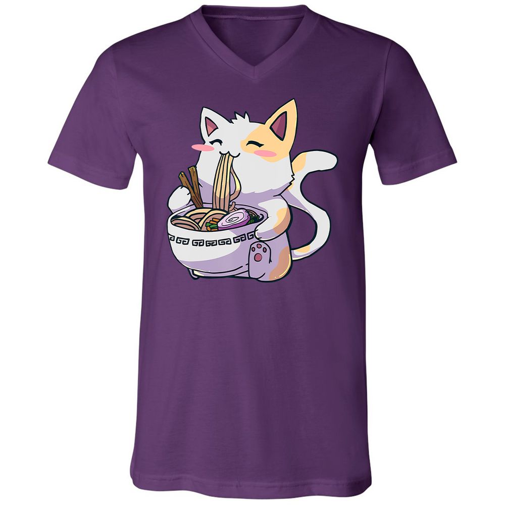 Unisex V-Neck T-Shirt - 3Q4QCJ4A - Team Purple - 9