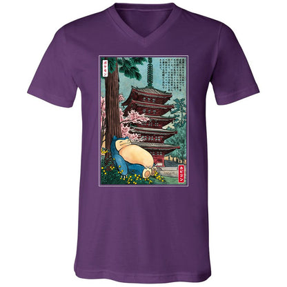 Unisex V-Neck T-Shirt - KY4D79SA - Team Purple - 9