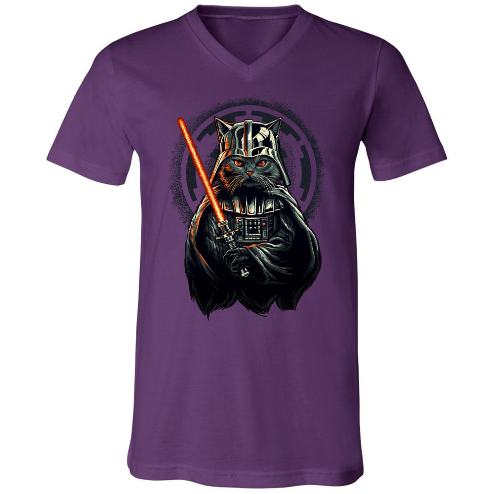 Unisex V-Neck T-Shirt - TE8RQSGW - Team Purple - 9