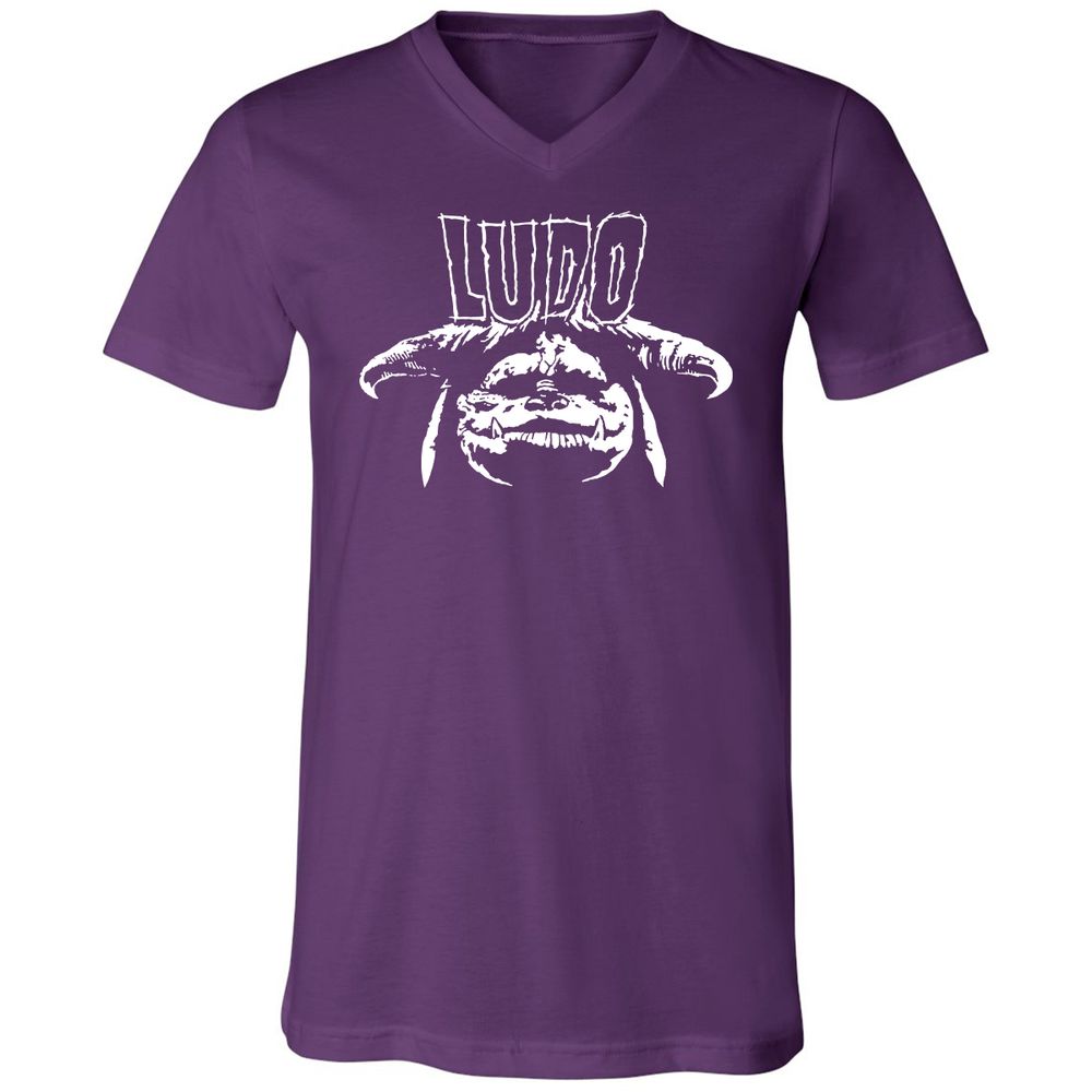 Unisex V-Neck T-Shirt - WY2V2PXT - Team Purple - 9
