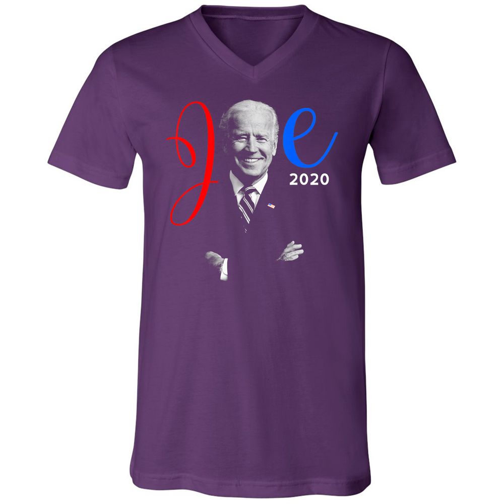 Unisex V-Neck T-Shirt - LHSJR4FR - Team Purple - 9