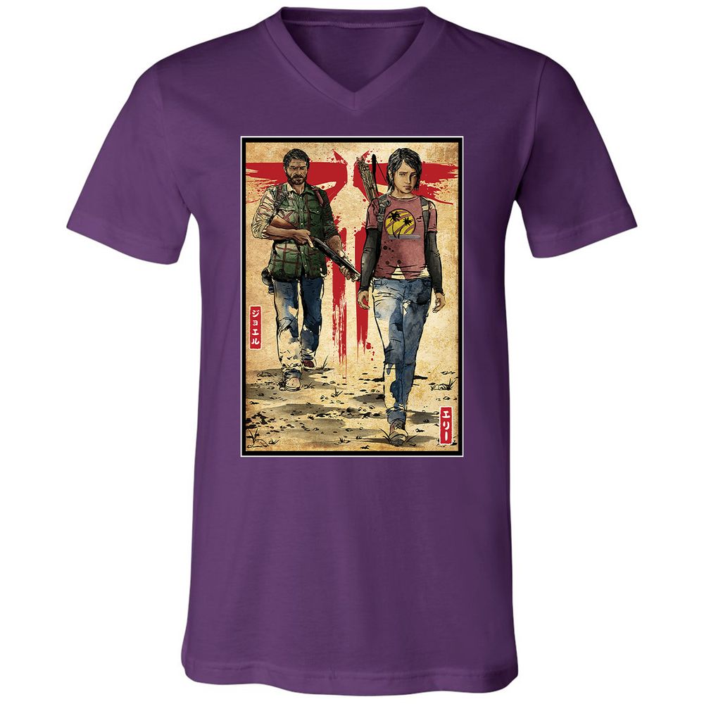 Unisex V-Neck T-Shirt - 2T2MF5JG - Team Purple - 9