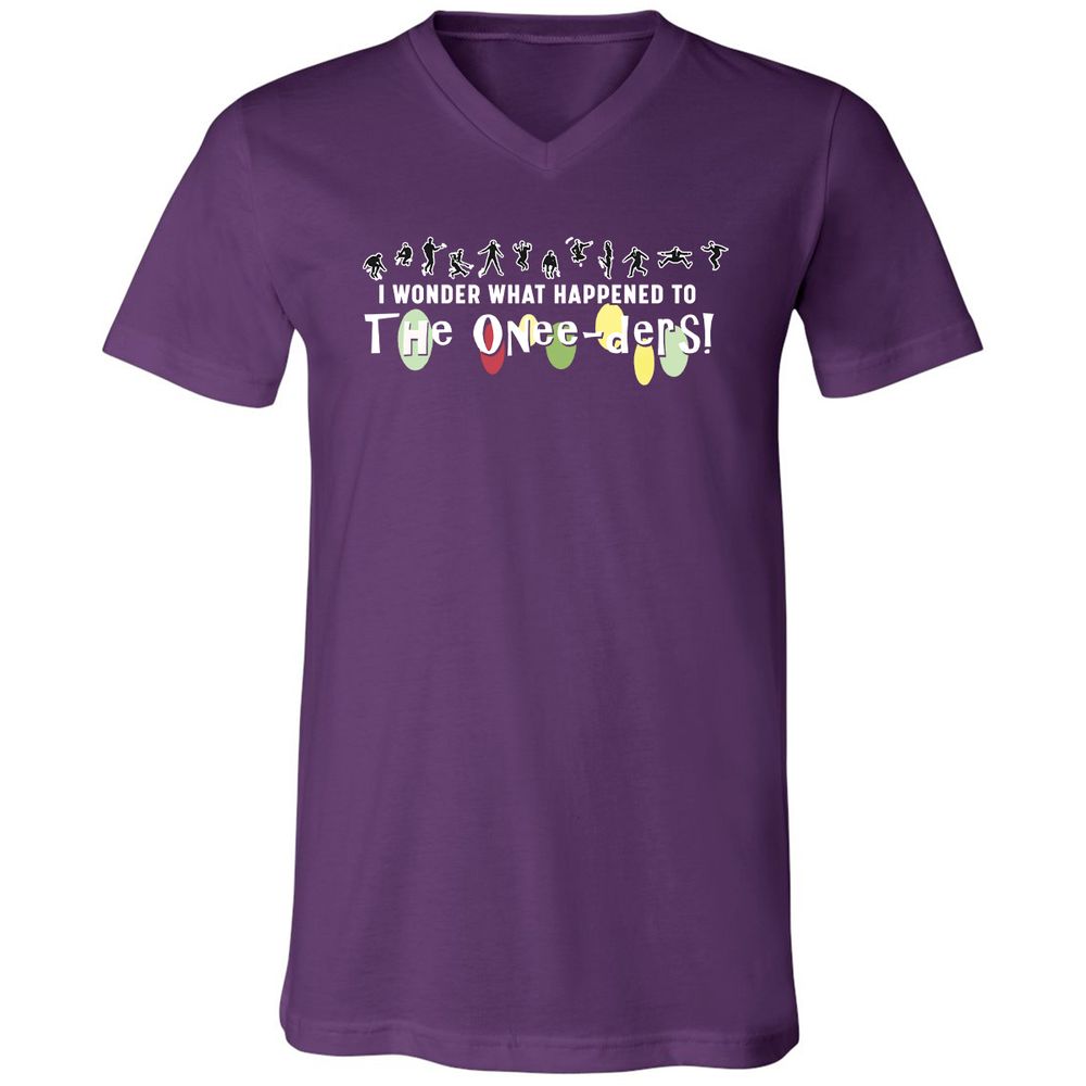 Unisex V-Neck T-Shirt - 7DXAUWNS - Team Purple - 9