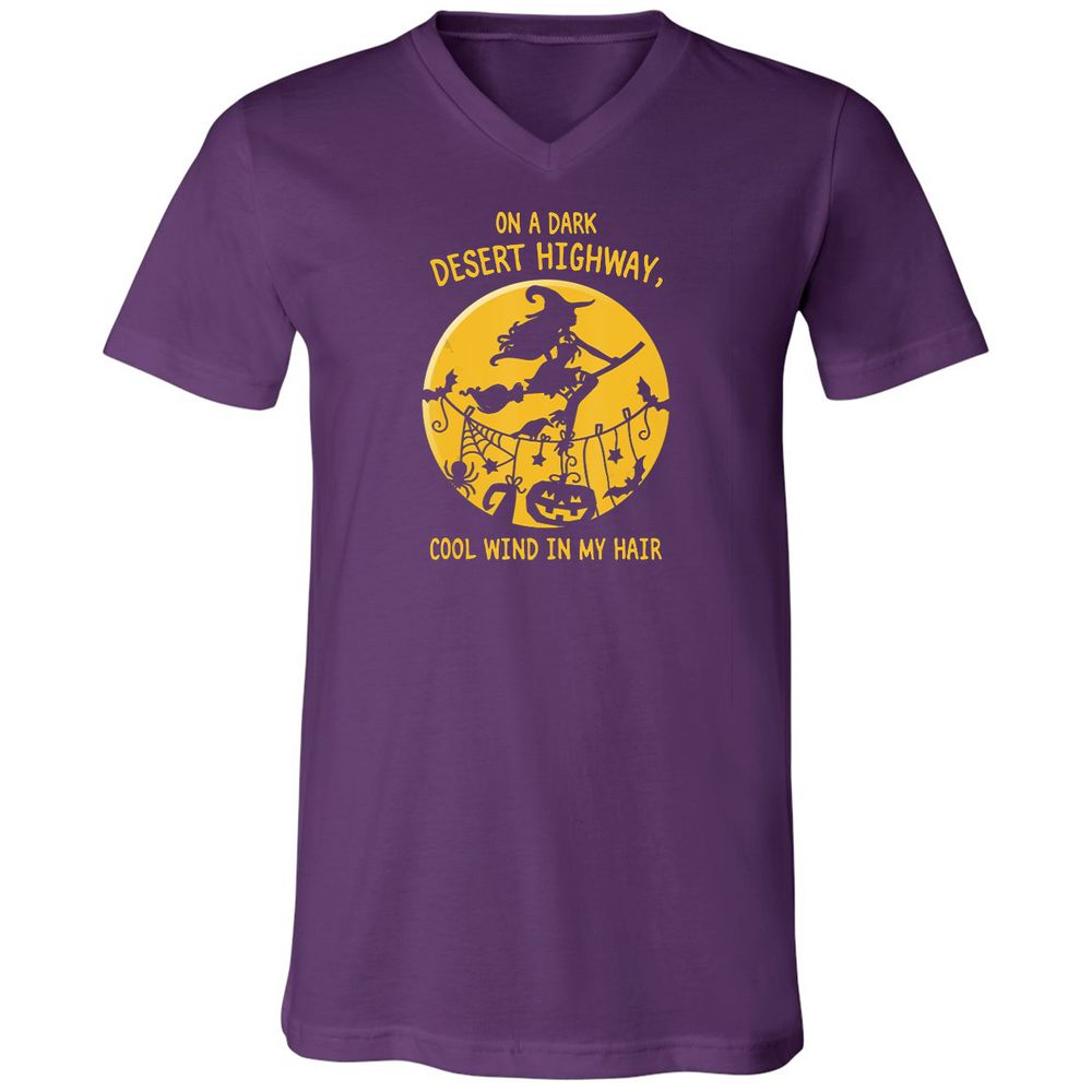 Unisex V-Neck T-Shirt - UFG38F7T - Team Purple - 9