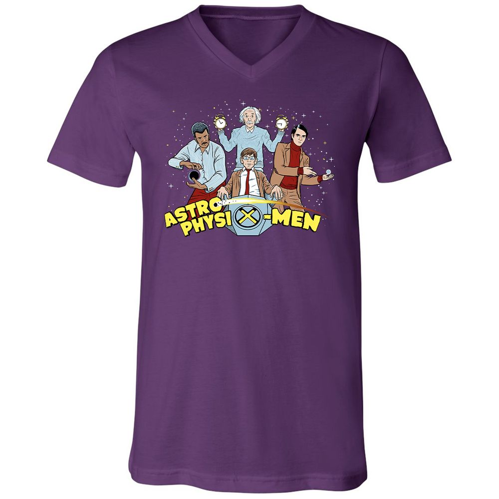 Unisex V-Neck T-Shirt - BLZH126V - Team Purple - 9