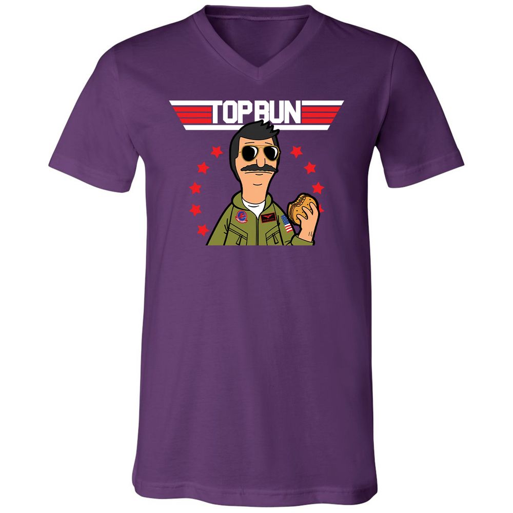 Unisex V-Neck T-Shirt - TTMWXTPD - Team Purple - 9