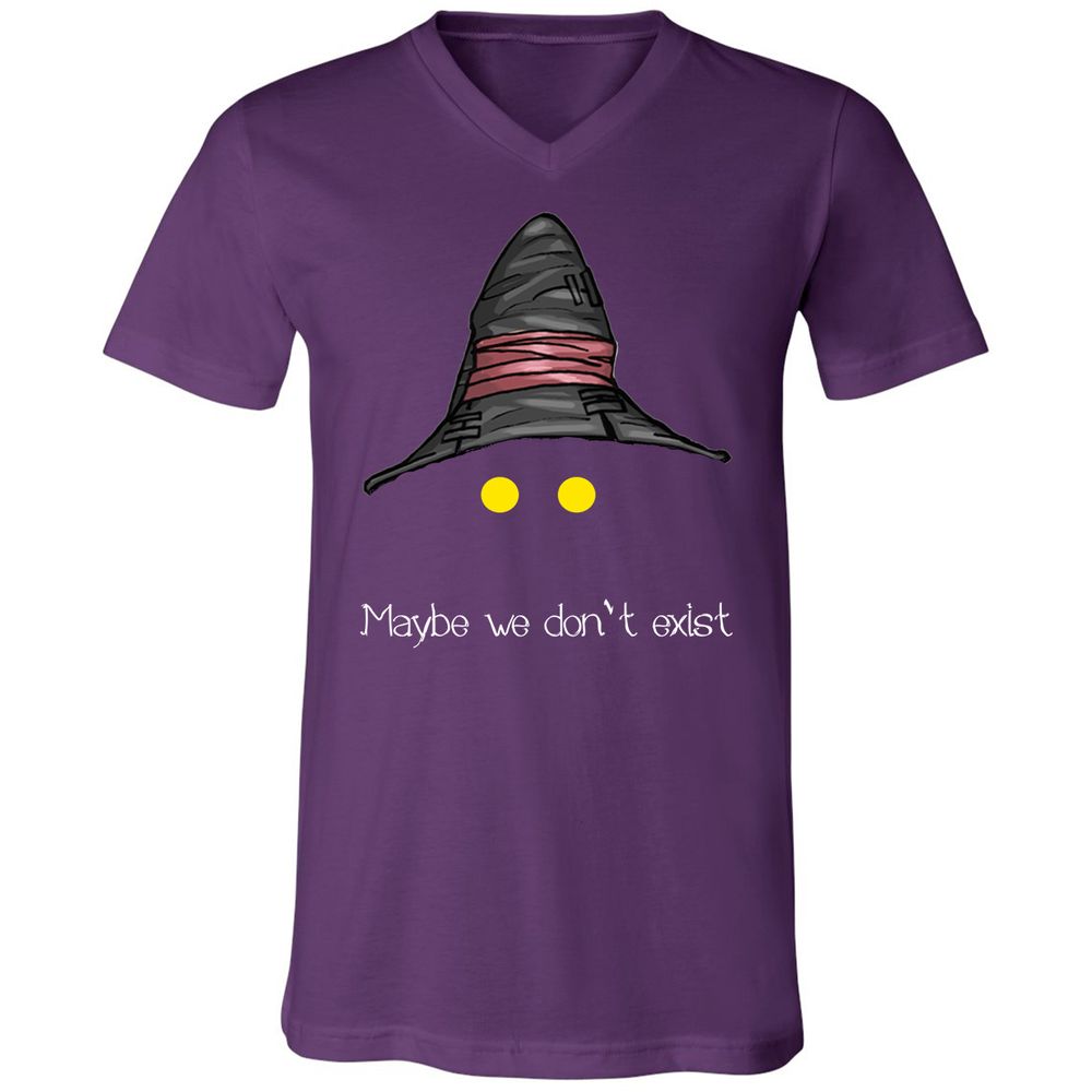 Unisex V-Neck T-Shirt - ECJU2VM9 - Team Purple - 9