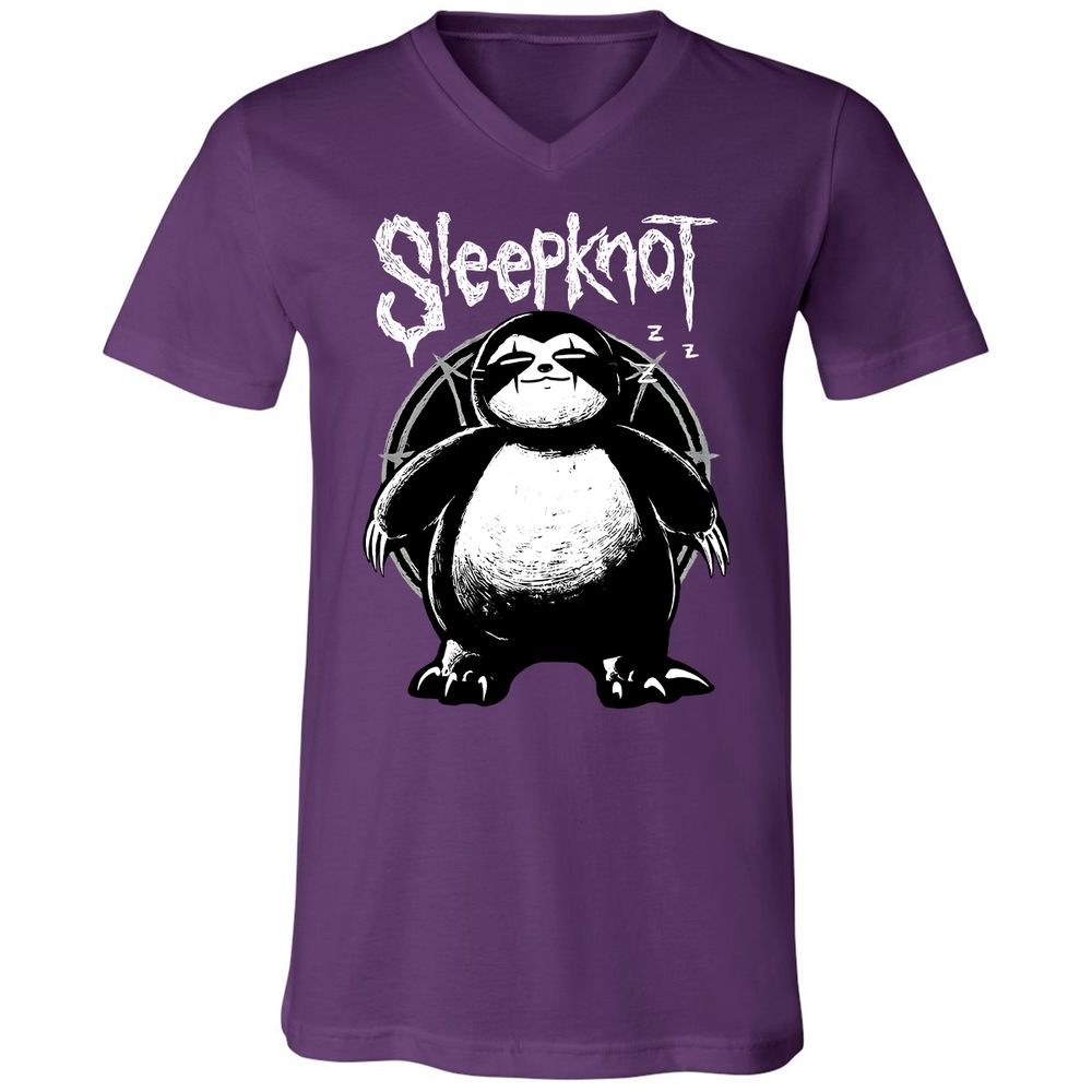 Unisex V-Neck T-Shirt - 6S35ZWNN - Team Purple - 9