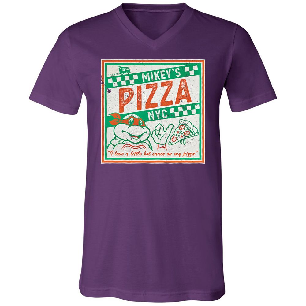 Unisex V-Neck T-Shirt - 7X3V38A6 - Team Purple - 9