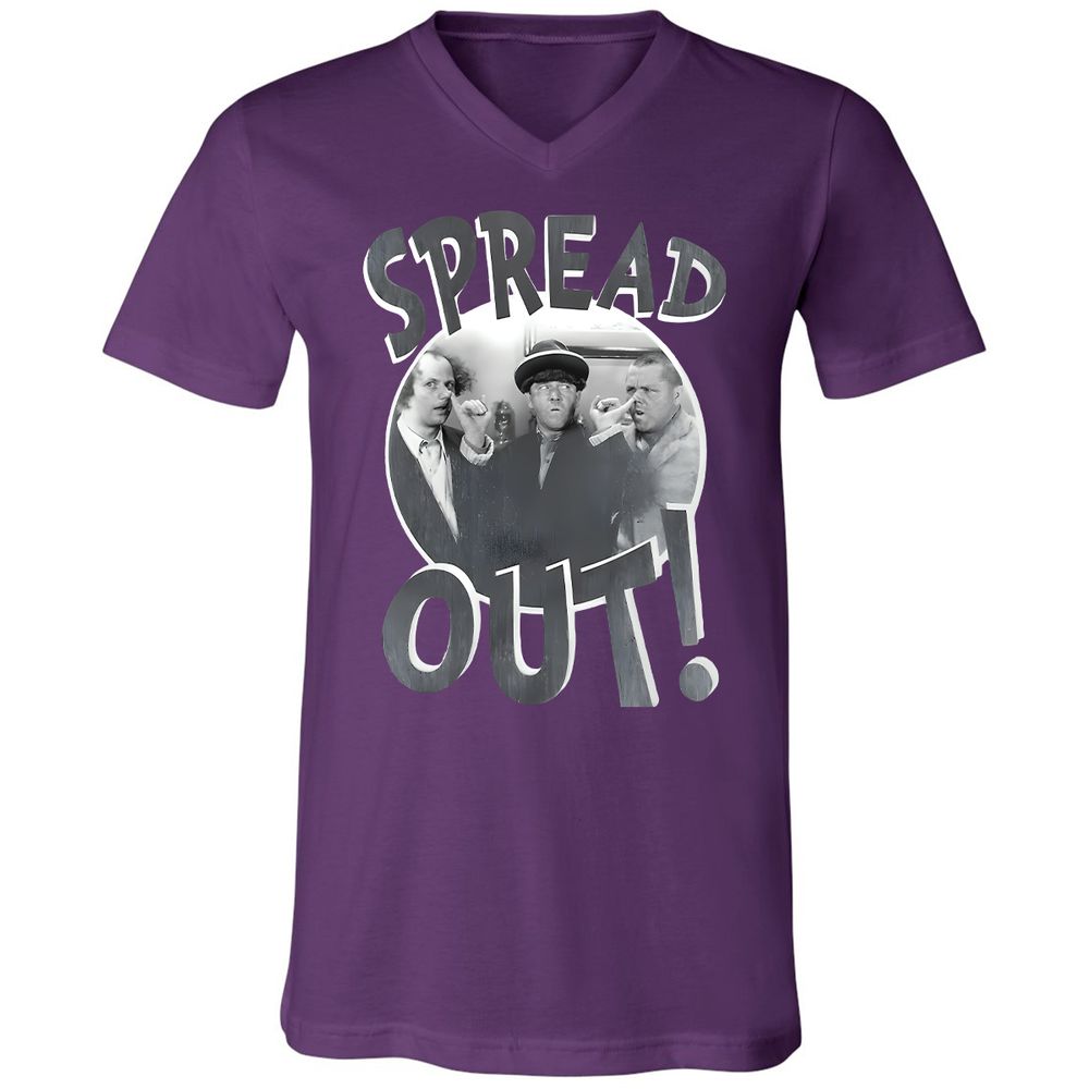 Unisex V-Neck T-Shirt - AN5QSR1Z - Team Purple - 9