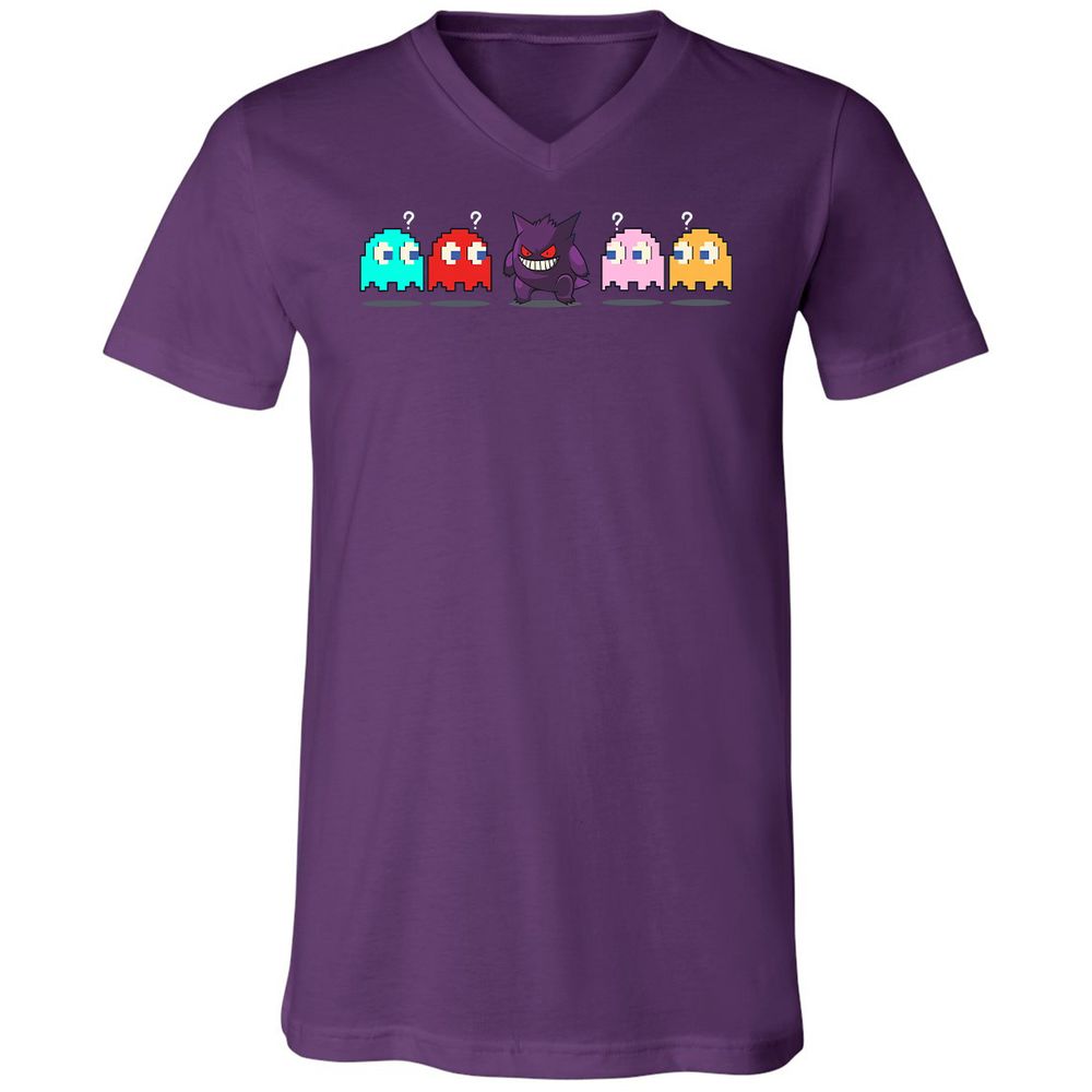 Unisex V-Neck T-Shirt - A9SUB3YK - Team Purple - 9