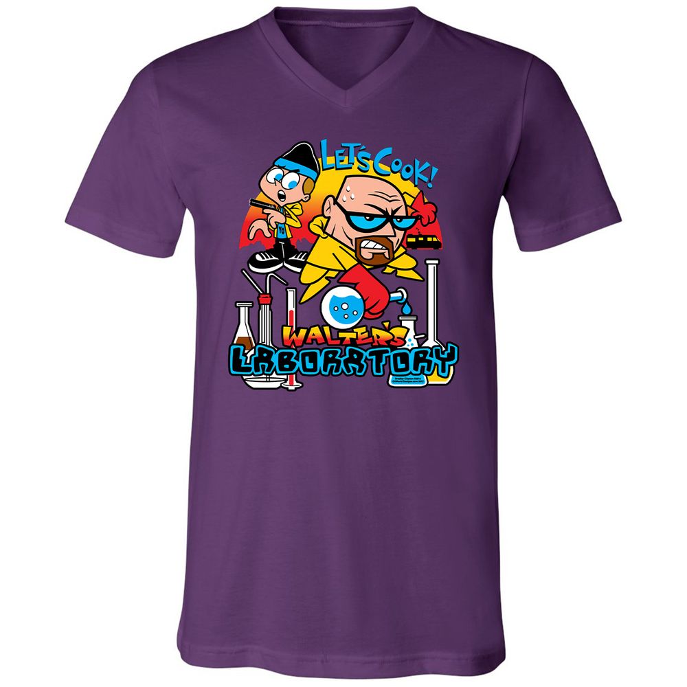 Unisex V-Neck T-Shirt - 29PZUUCS - Team Purple - 9