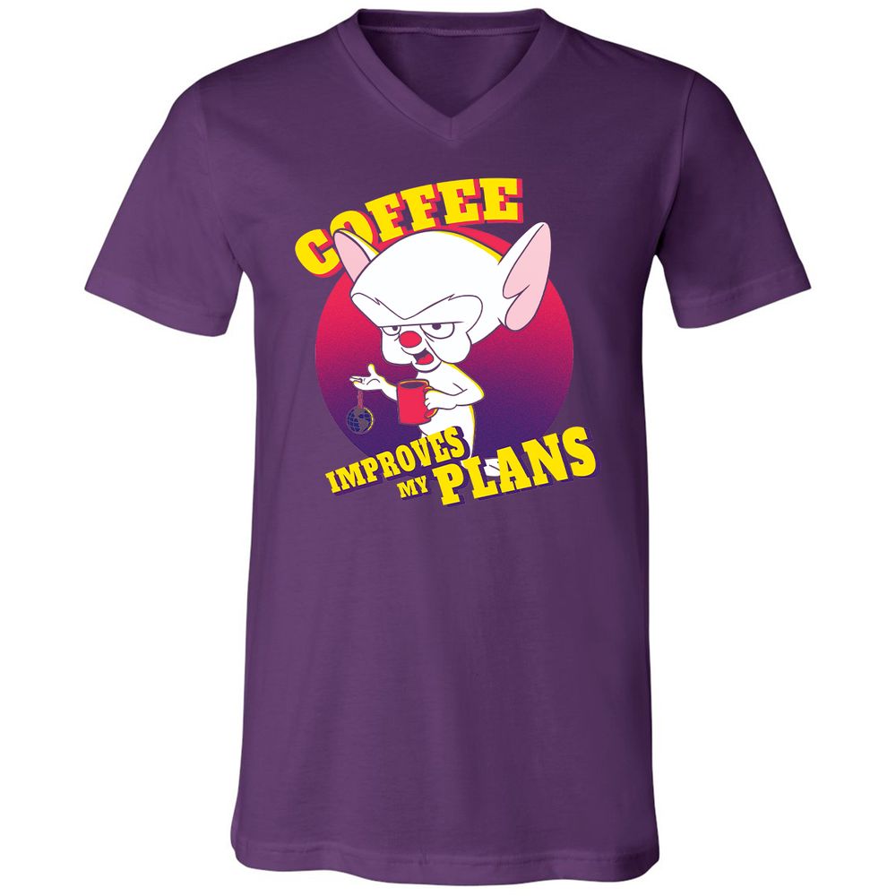 Unisex V-Neck T-Shirt - FXM2ZJJL - Team Purple - 9