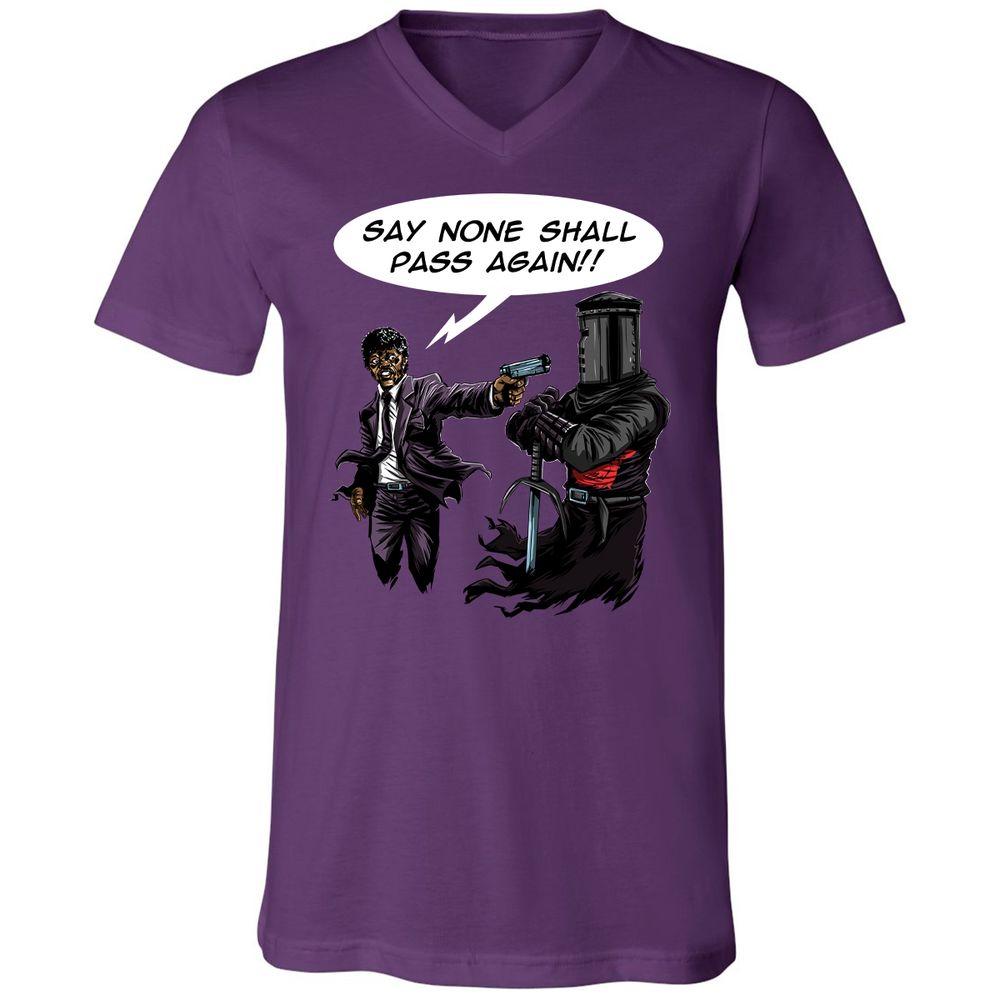 Unisex V-Neck T-Shirt - 5VLJ35MX - Team Purple - 9