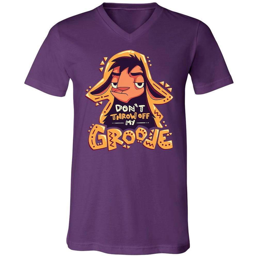 Unisex V-Neck T-Shirt - HTN2R35X - Team Purple - 9