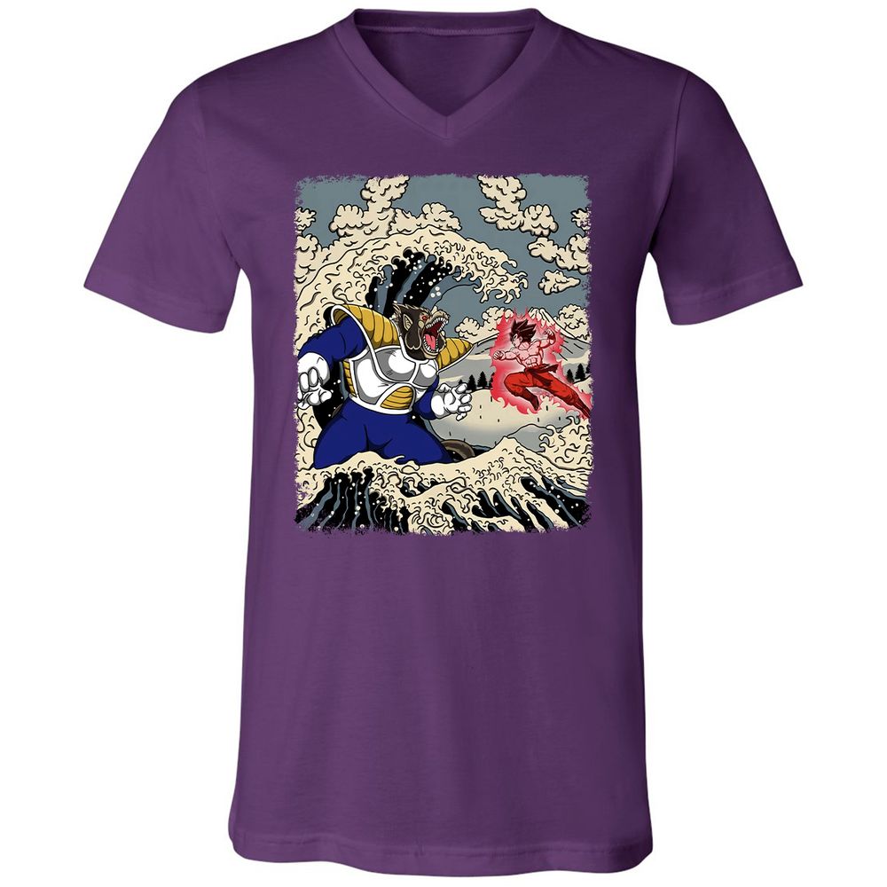 Unisex V-Neck T-Shirt - 9PRUS685 - Team Purple - 9