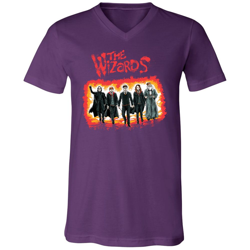 Unisex V-Neck T-Shirt - UUWE1FSK - Team Purple - 9