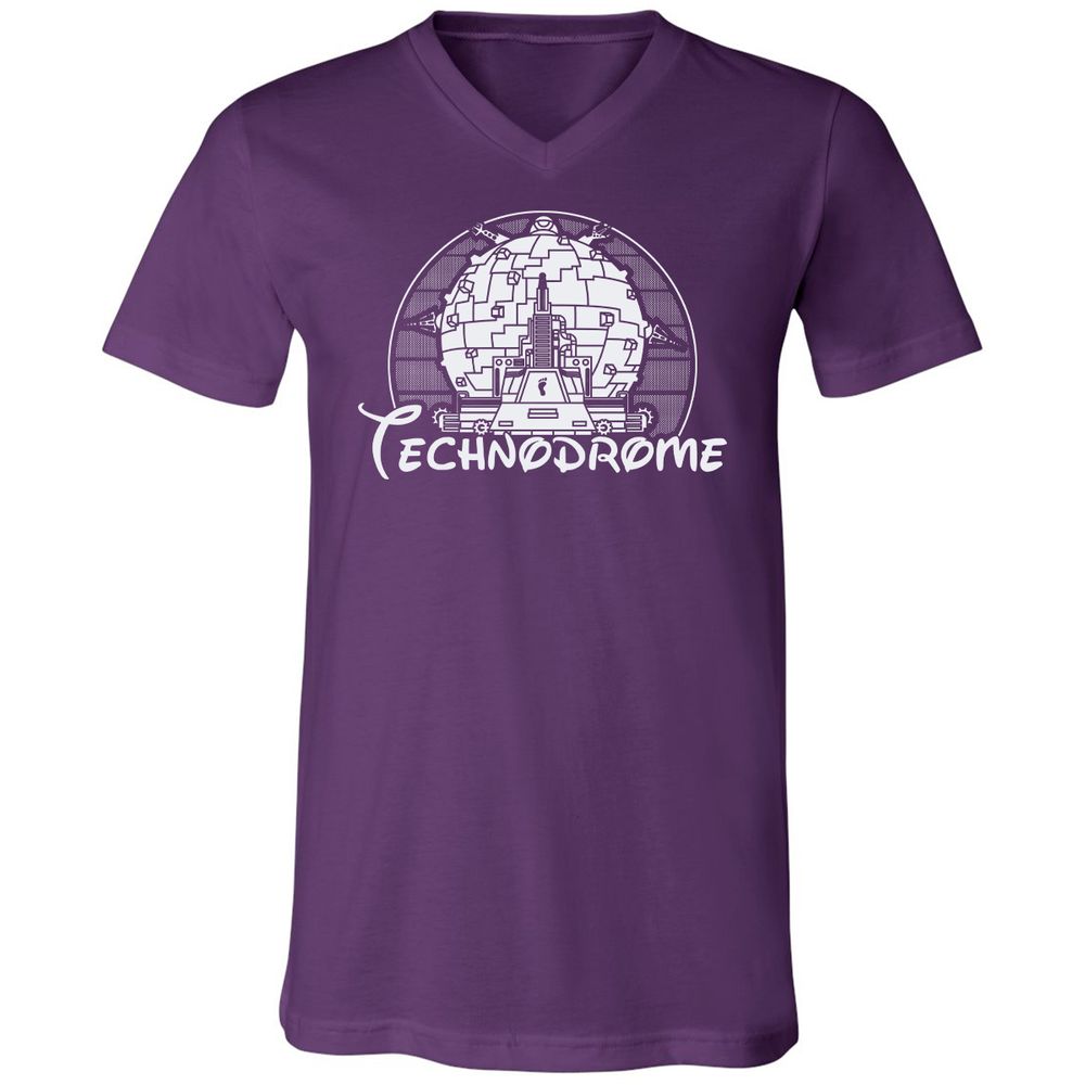 Unisex V-Neck T-Shirt - YPTNS416 - Team Purple - 9