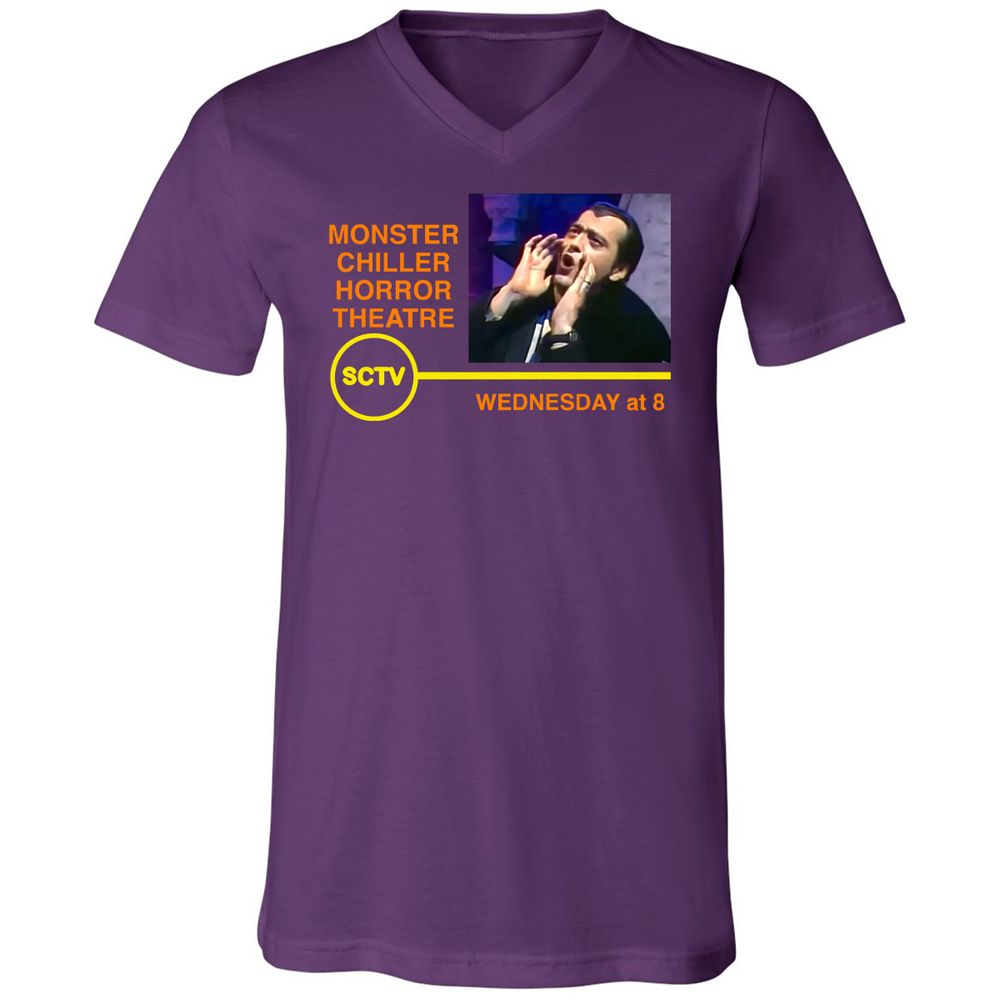 Unisex V-Neck T-Shirt - SV6U6C2U - Team Purple - 9