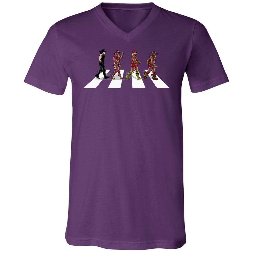 Unisex V-Neck T-Shirt - WER48311 - Team Purple - 9